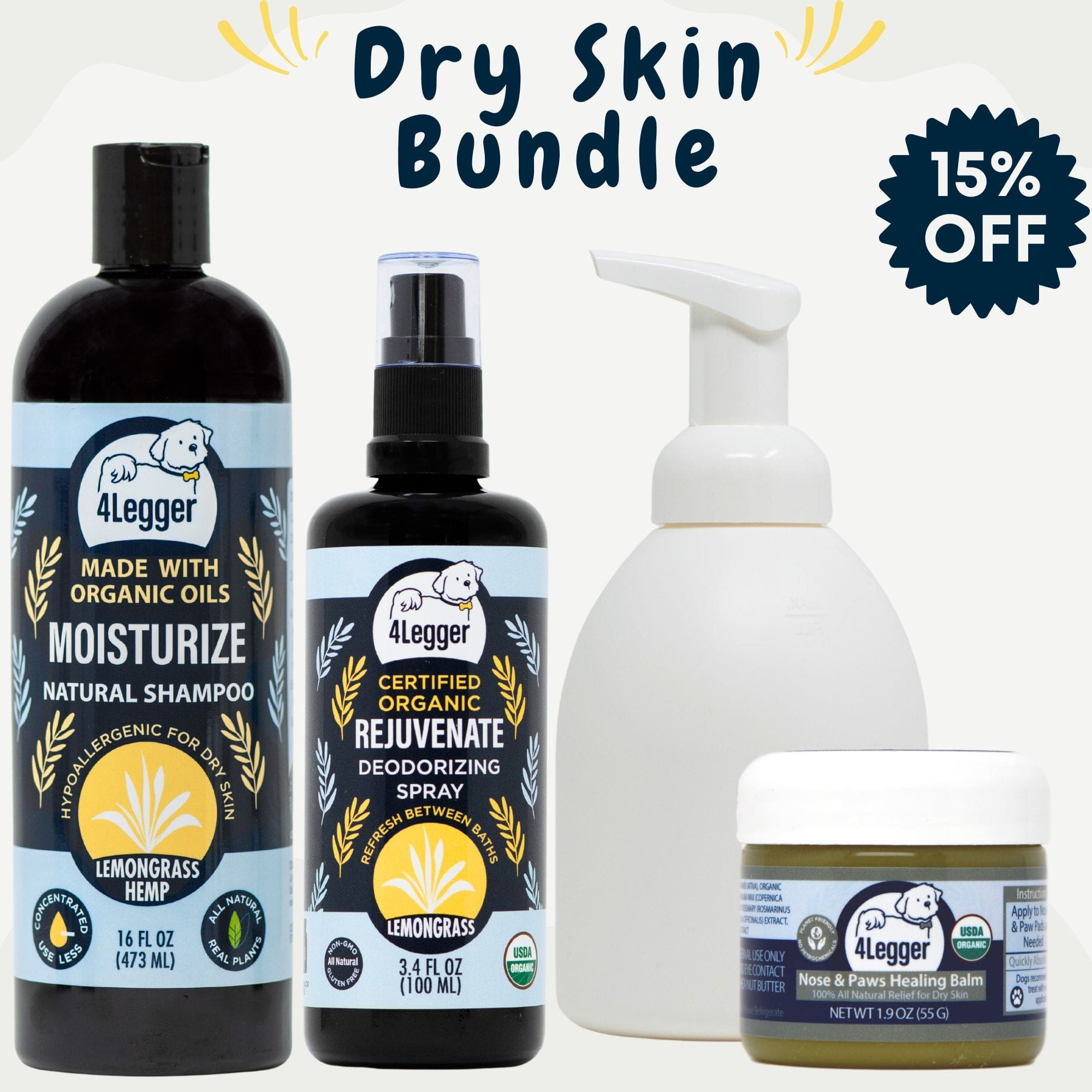 Ultimate Dry and Itchy Skin Relief Bundle 4 Legger